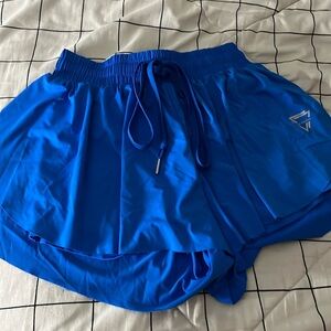 blue trendy skort